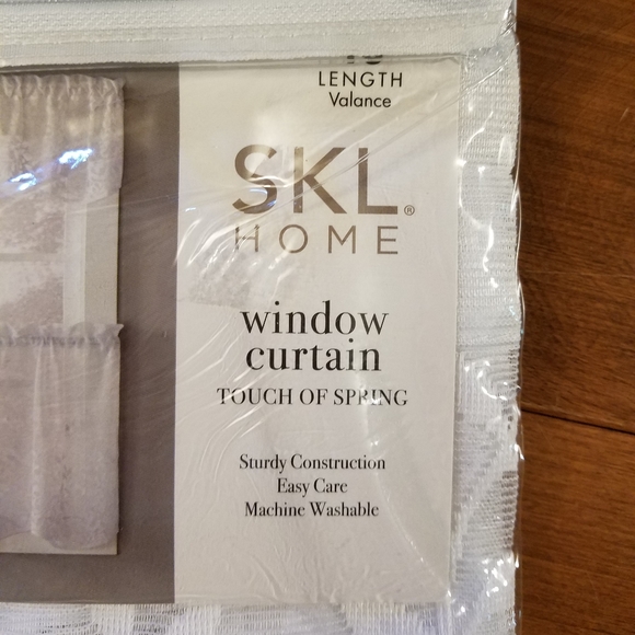 NWT SKL Home Window Curtain Valance - Picture 4 of 10